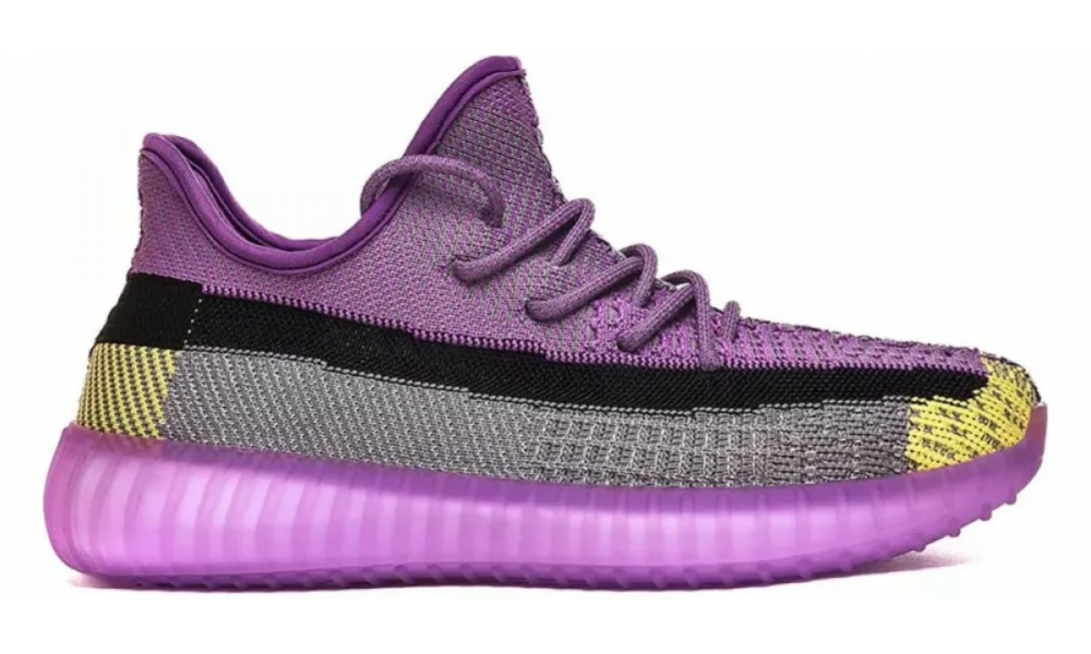 Yeshaya Raffle V2 Yeshaya Yeezy 350 Black And Purple Purple YEEZY