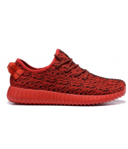 Adidas Yeezy 350 Boost черно-красные